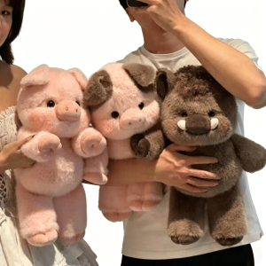 Cute Calf and Piglet Plush Toys