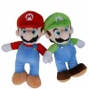 Super Bros 25cm Plush Mario Doll Toy for Kids Soft Stuffed Animal with PP Cotton Filling for Birthday & Christmas Gift