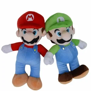 Super Bros 25cm Plush Mario Doll Toy for Kids Soft Stuffed Animal with PP Cotton Filling for Birthday & Christmas Gift