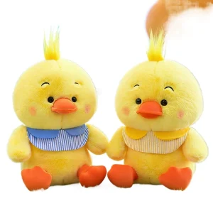 Cross-border Sticky  Little Yellow  Doll Doll Scarf Plush Toy Small Animal Doll Wedding Gift Wholesale