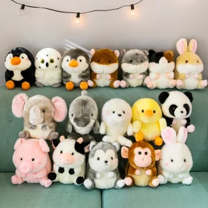 Kinds of Animal-shaped Plush Dolls. Cute Plush Animal Toys. Suitable Home Gifts for Both Boys and Girls