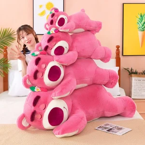 Strawberry Hug Bear Plush Pendant Cute Scented Super Soft Rag Doll Customizable ODM for  Birthday Gift